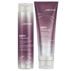 Joico Defy Damage champu y su botella, cabello mas suave y color duradero