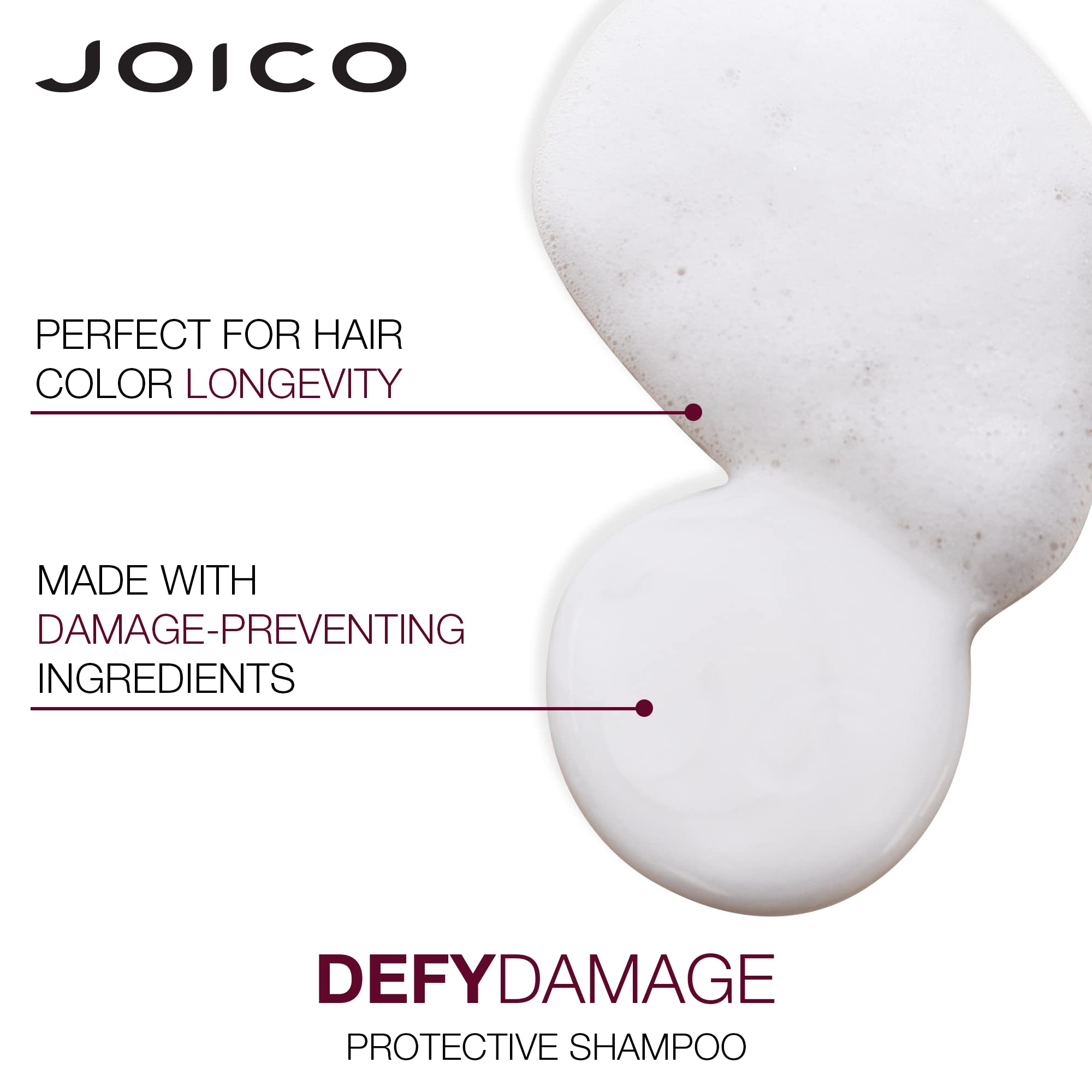 Protección de color durante el lavado diario con Defy Damage.
