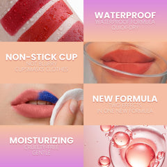 Jolilab Lip Stain Masque: aplicación fácil que simplifica tu rutina de maquillaje.