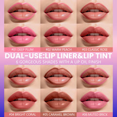 Jolilab Lip Stain Masque: secado rápido en 30 segundos para retoques inmediatos.