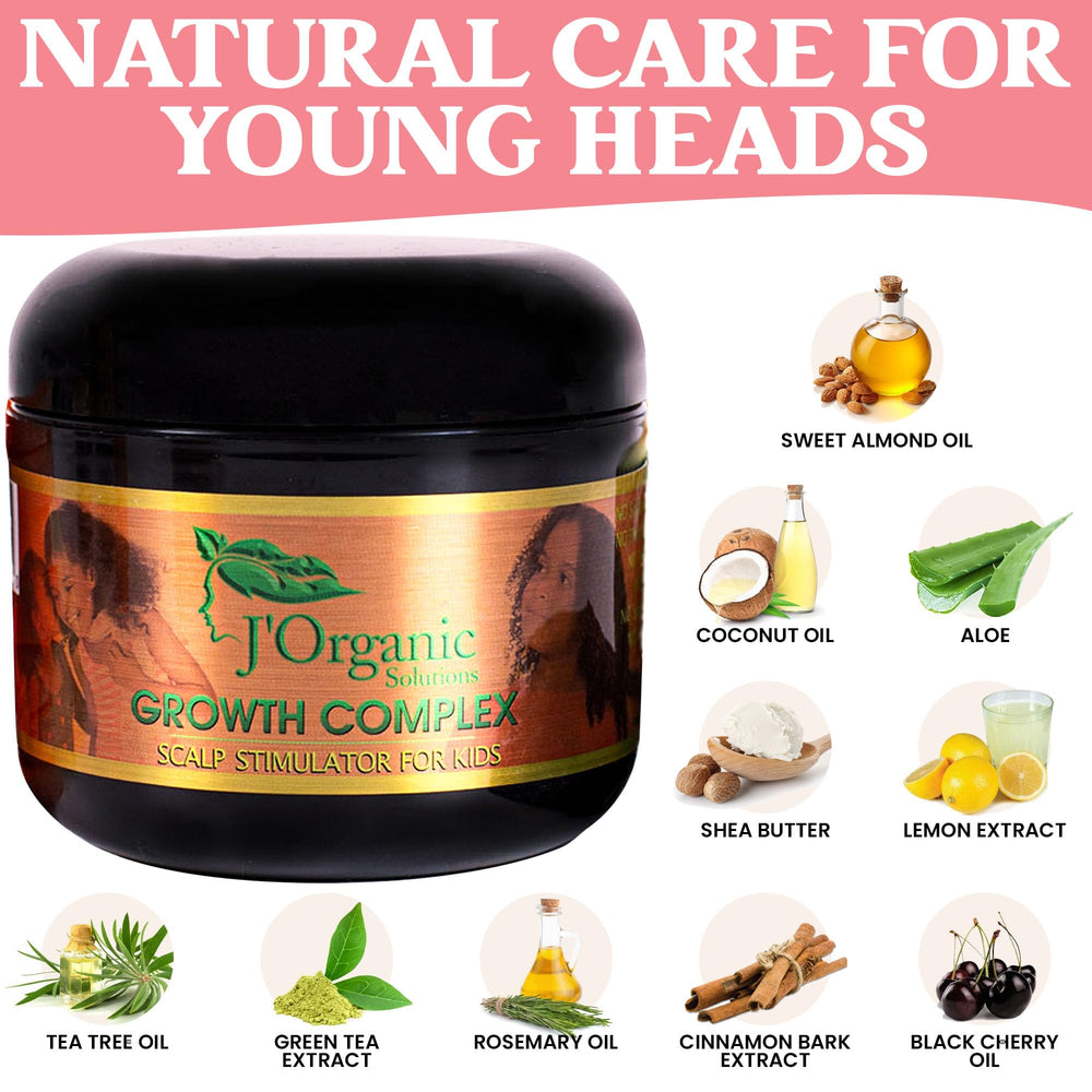 J'Organic Solutions Aceite de argán para cabello suave en niños.