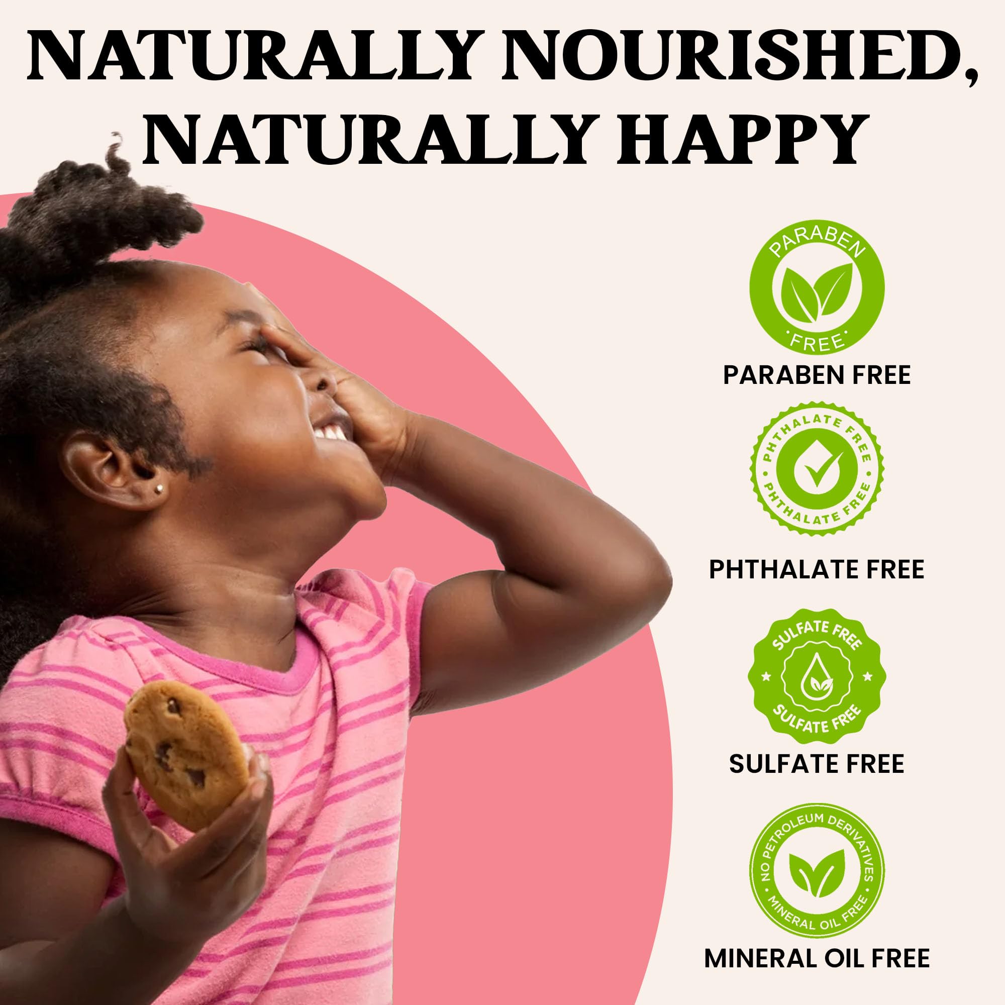 J'Organic Solutions Aceite de ricino en la melena infantil para brillo.