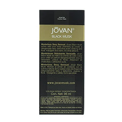 Concentrado en spray de Jovan Black Must para aplicación precisa.