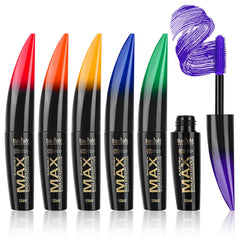 Joyeee Mascara Colorida azul: definición duradera para ojos vibrantes.