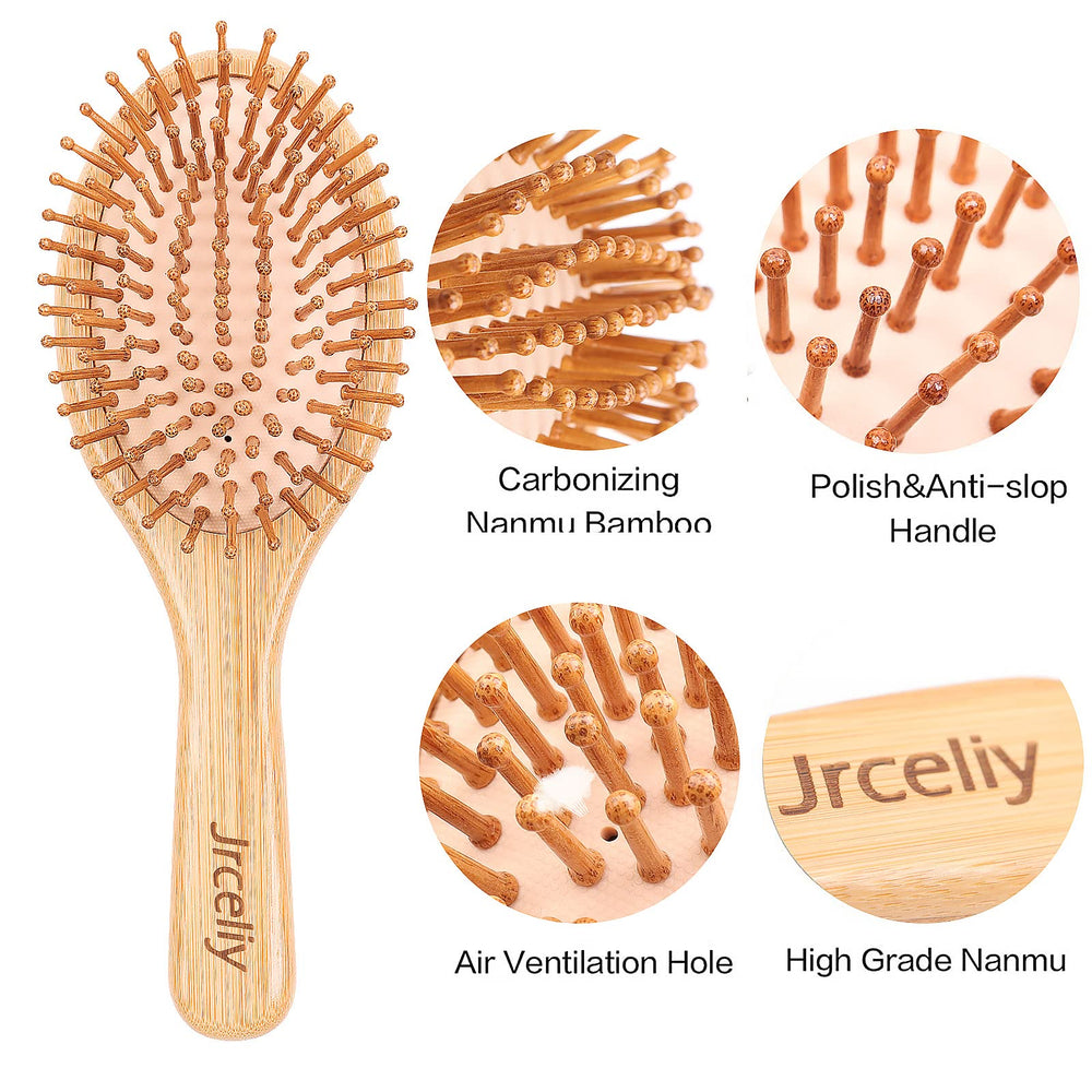 Jrceliy cepillos bambú textura madera elegante
