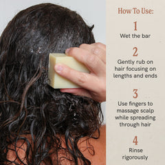 JRLIGGETT'S barra shampoo para cabellos rizados y teñidos.