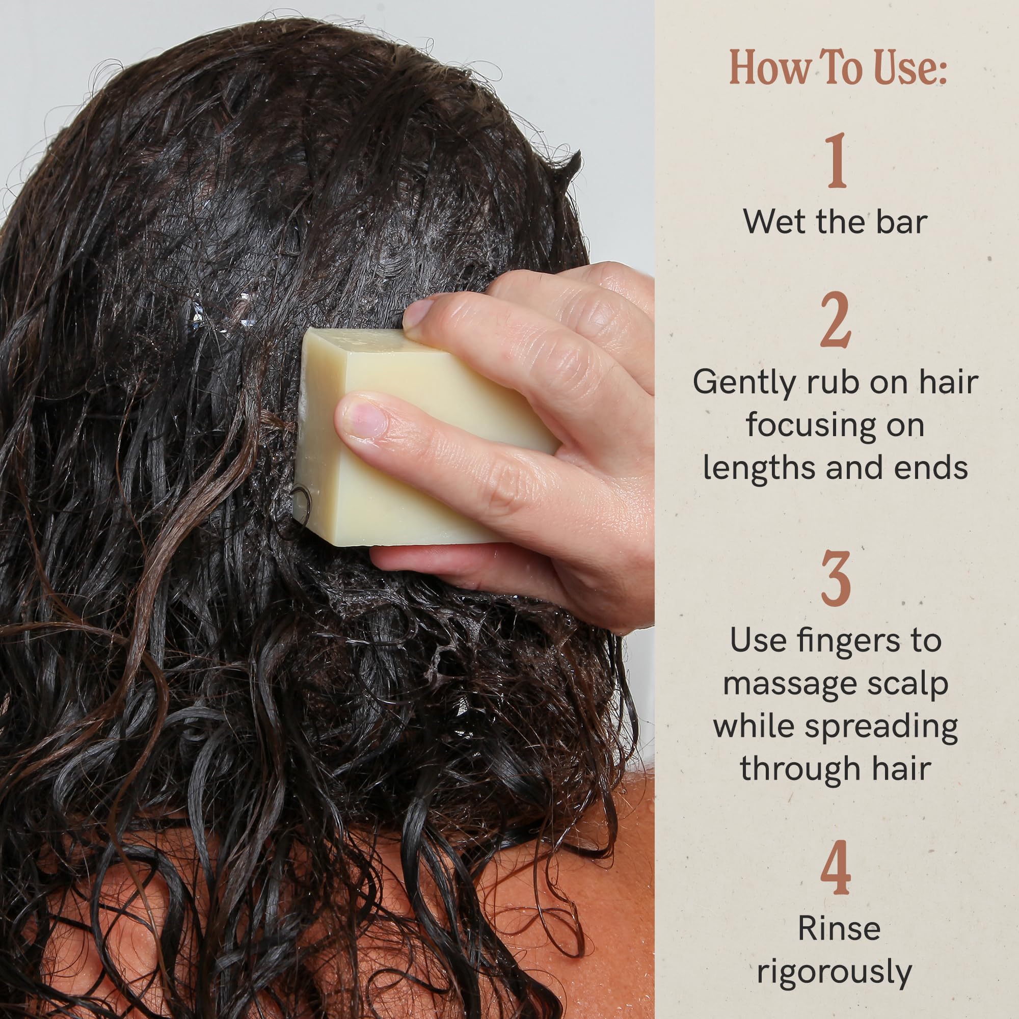 J.R.LIGGETT'S sulfate-free label close-up showing gentle cleansing without harsh sulfates.