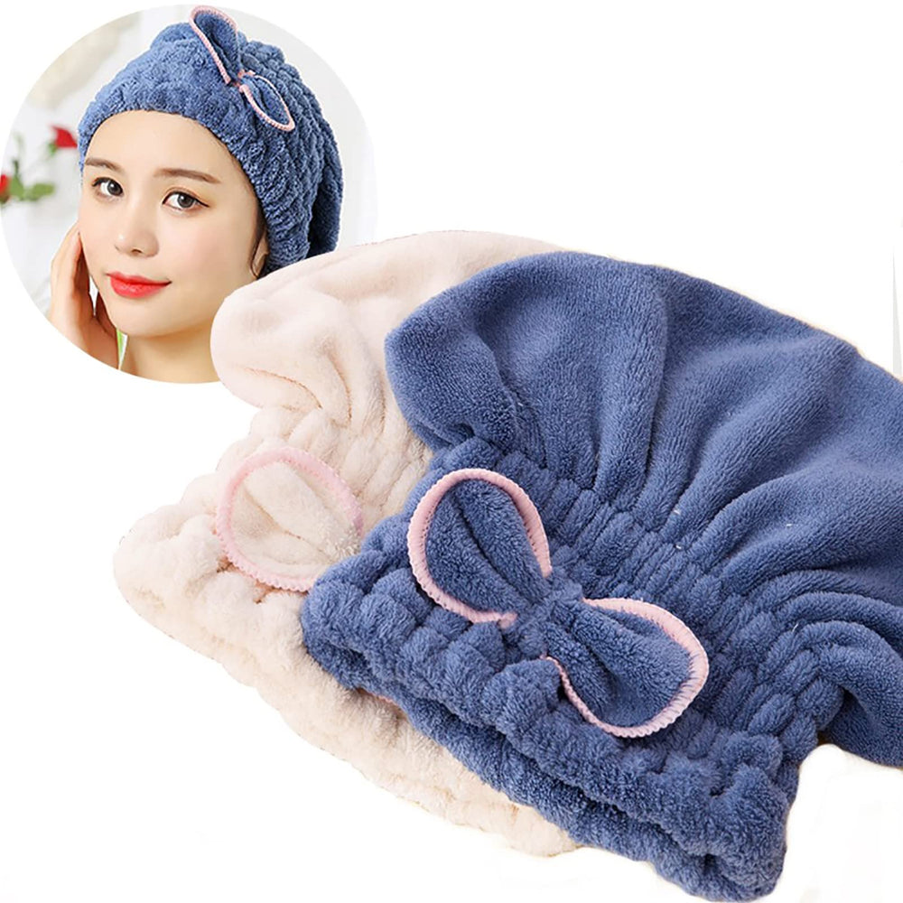 Gorro Jseng de microfibra, textura suave y secado rápido para el cabello.