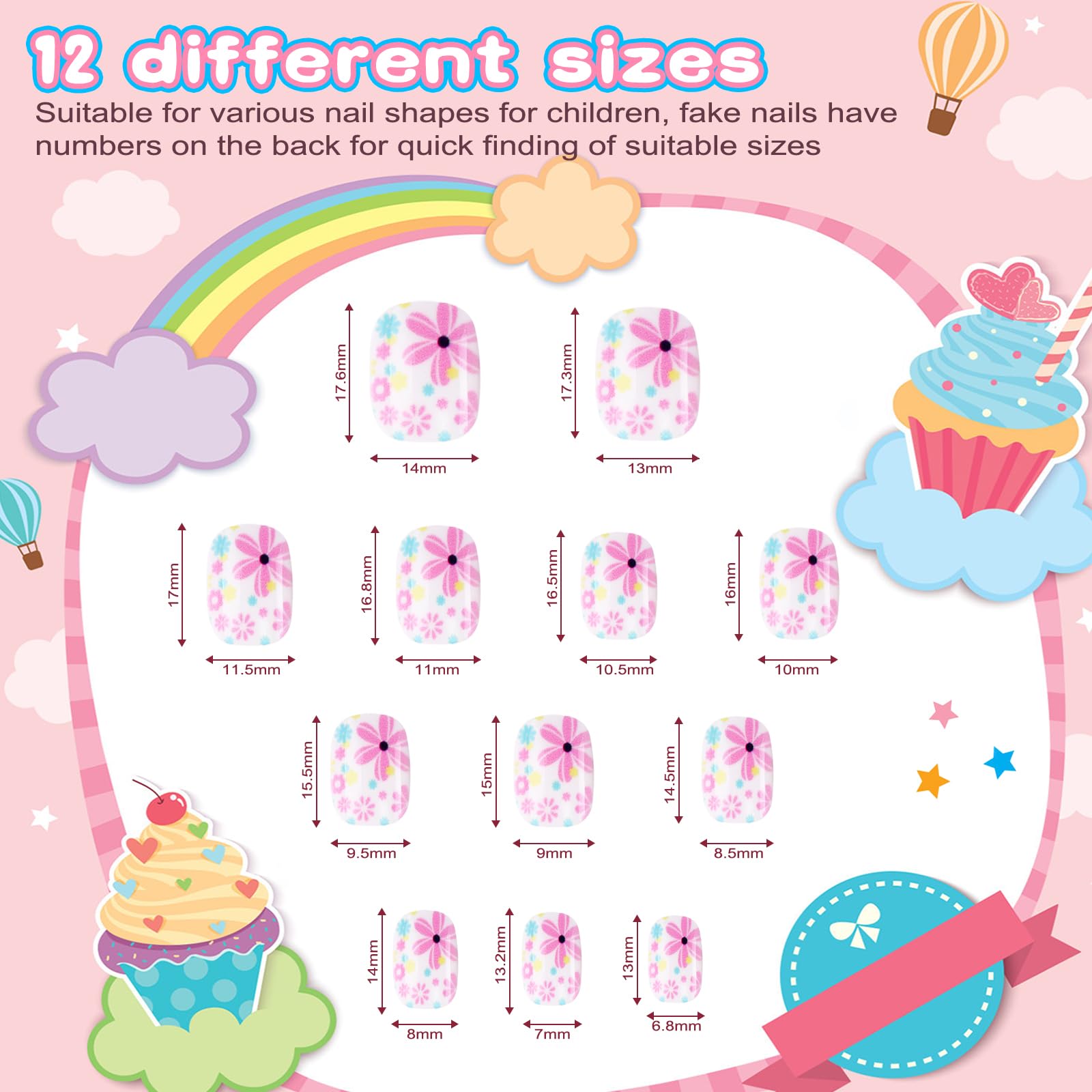 Jsiallye BPA-free ABS material gentle on delicate nails and skin.