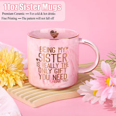 Taza cerámica rosada JTENGTOP, perfecta para cafés matutinos.