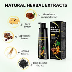 Fórmula natural con extractos vegetales que cuidan el cabello.