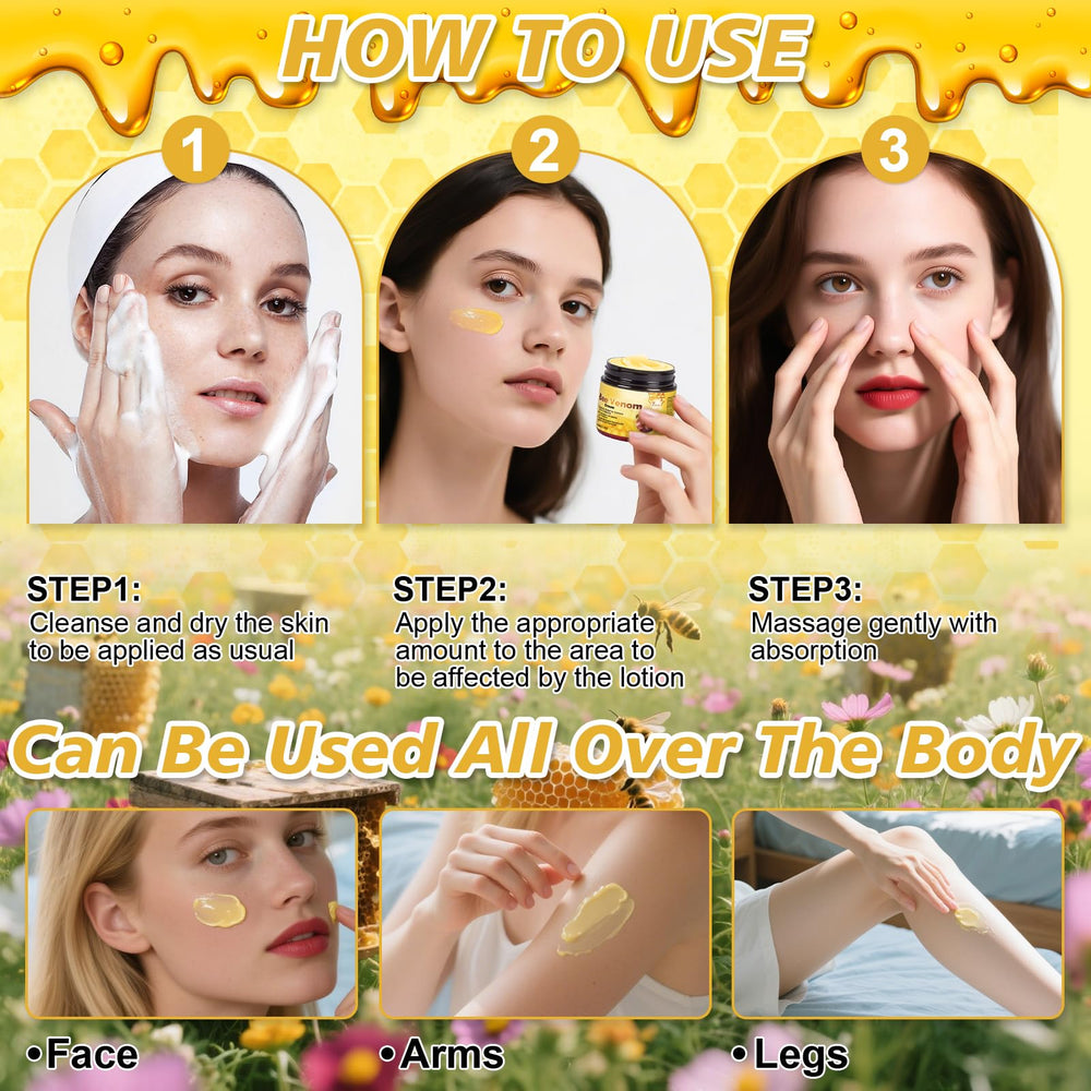 La crema JUANCHI veneno de abeja funciona como primer de maquillaje.