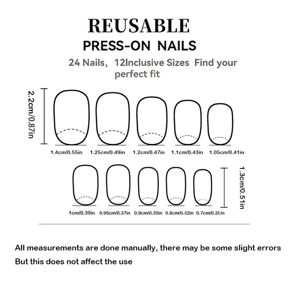 Uñas JUGGSSA Oval aplicación fácil para cualquier ocasión.