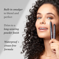 Julep Eyeshadow 101 Aplicador Integrado: difumina sin pincel para looks rápidos.