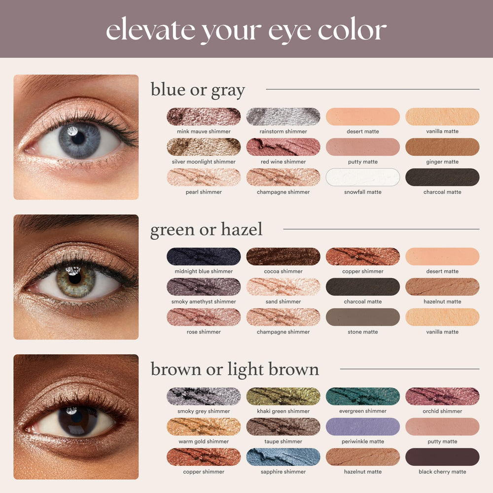 Julep Eyeshadow 101 Vanilla Matte: look diario suave y versátil.