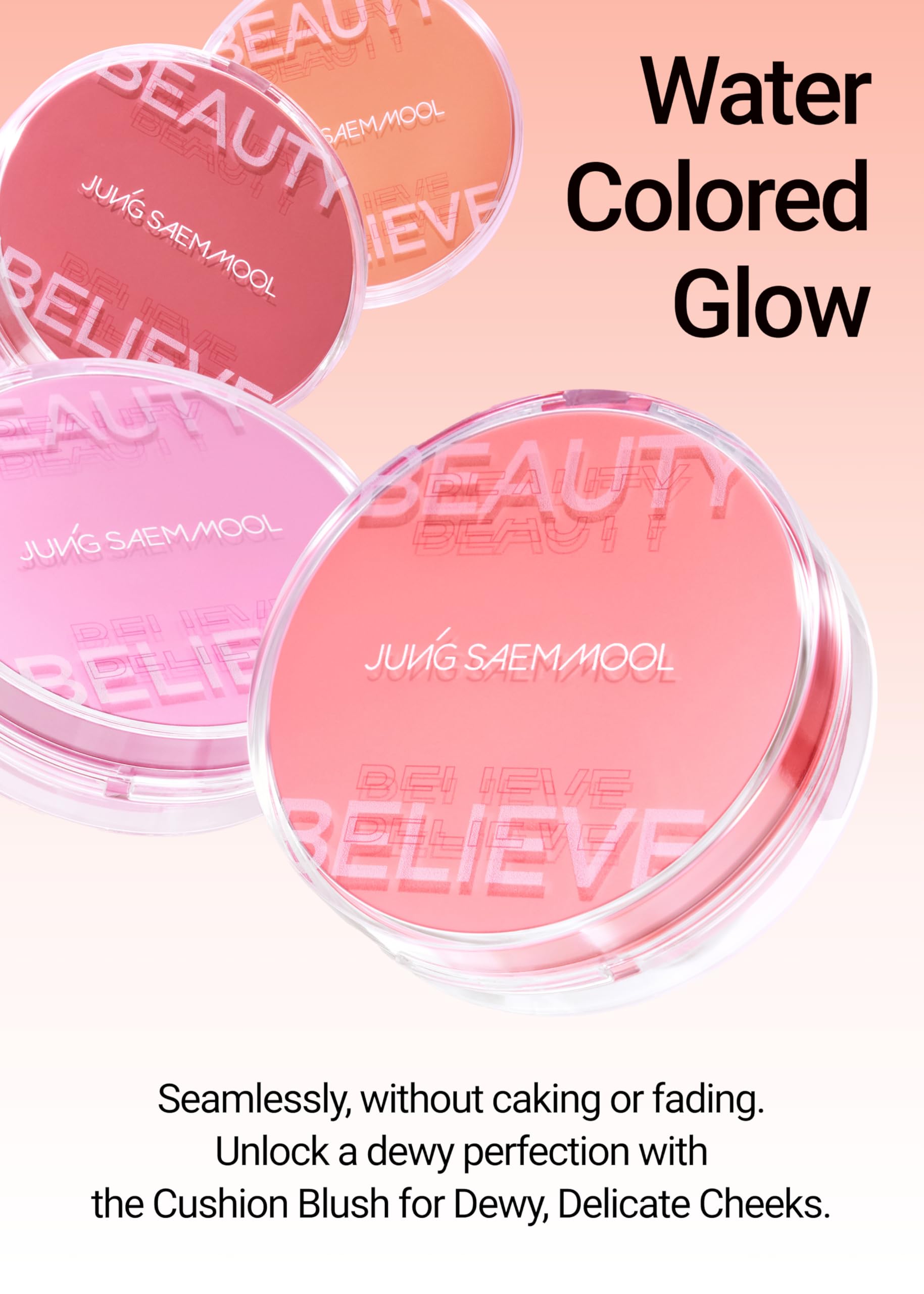 JUNG SAEM MOOL Artist Cushion Blush hidrata gracias a ácido hialurónico y panthenol