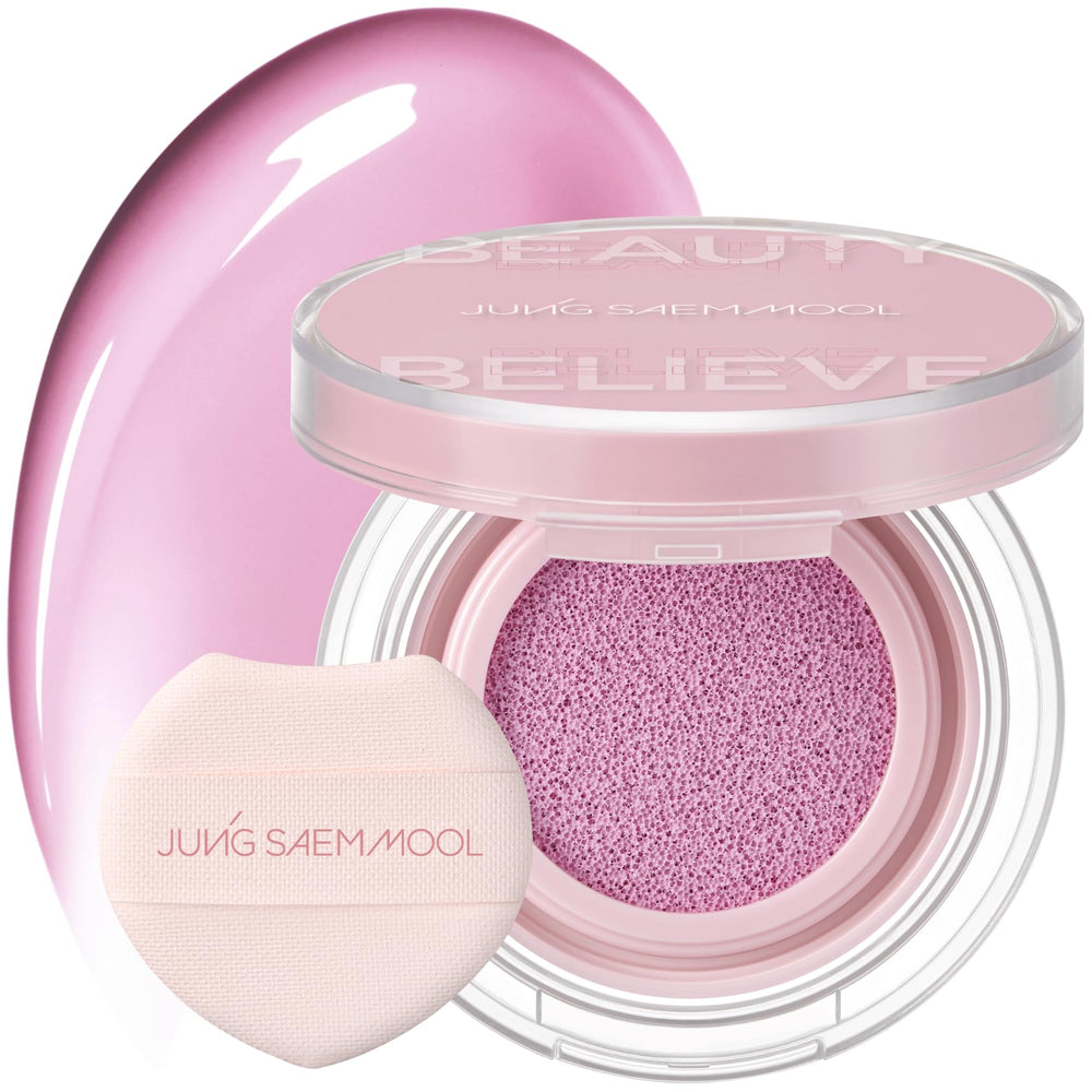 JUNG SAEM MOOL Artist Cushion Blush Rosa Burbujeante en envase compacto para retoques suaves