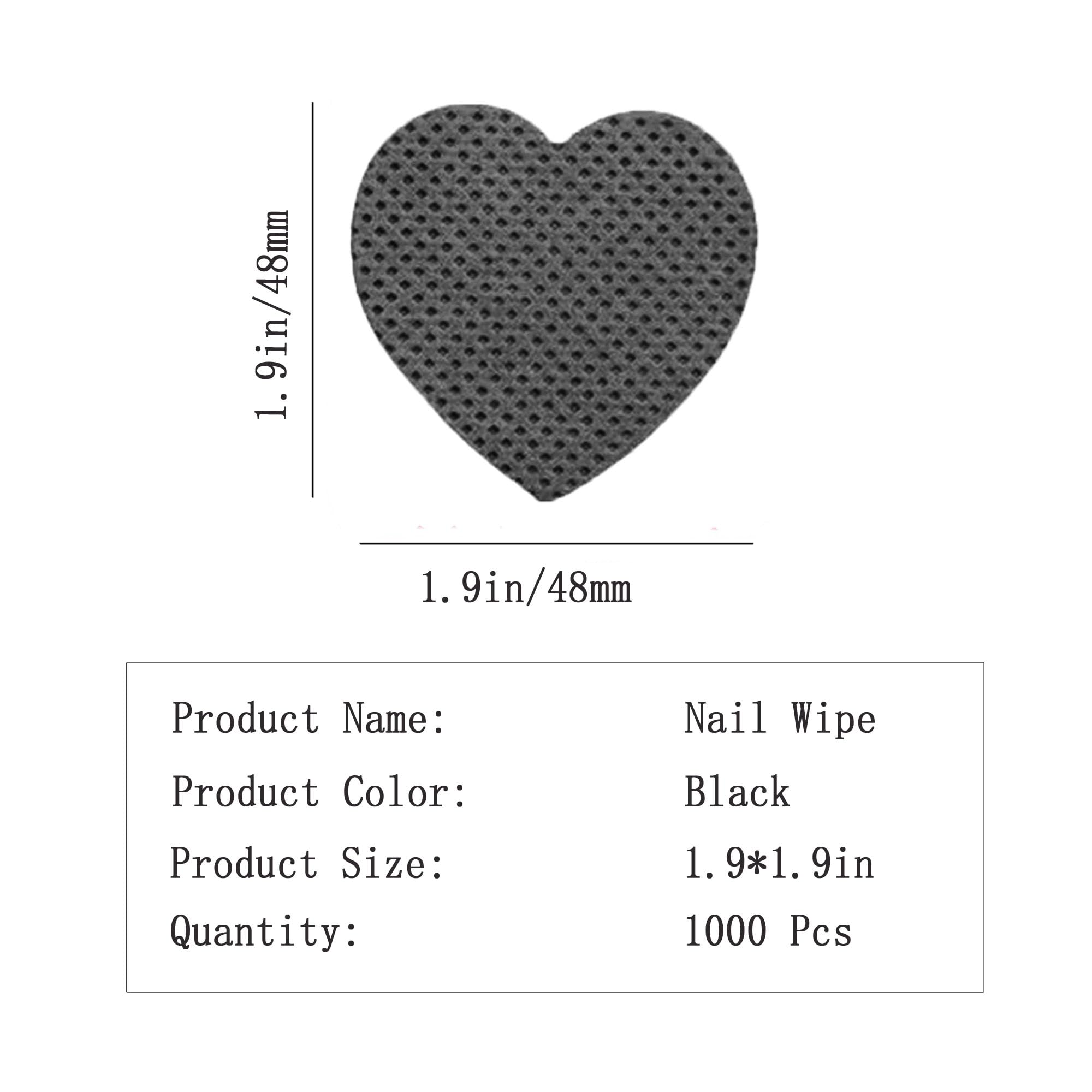Jusbuya toallitas para quitar esmalte y gel, sin fibras y alta absorción.