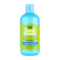 Just For Me Curl Peace champú desenredante, botella, facilita desenredar rizos con suavidad.