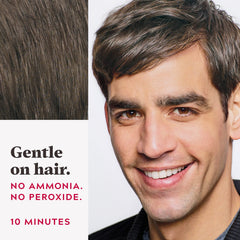 Just For Men Easy Comb-In Color, resultado natural con acabado suave.
