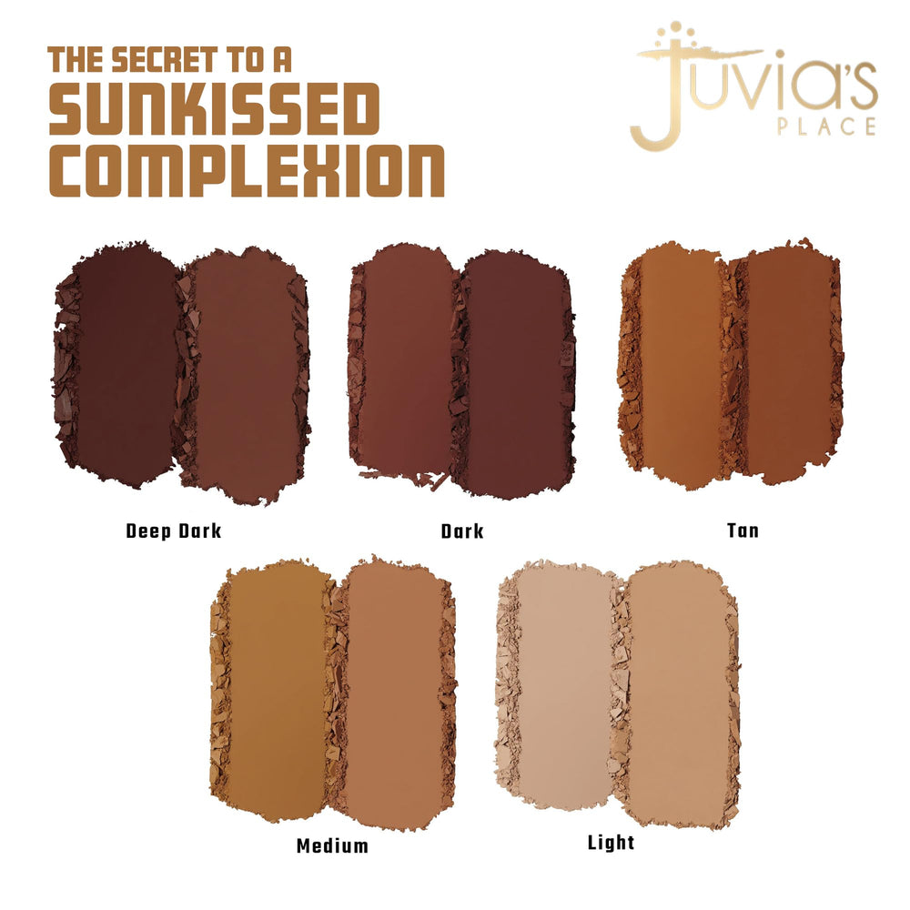 Juvia’s Place Bronzed Duo Dark, dos tonos para mezclar y adaptar la intensidad.