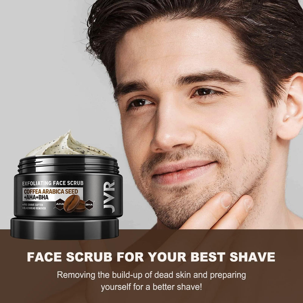 JVR exfoliante cafe afeitado suave facilita el afeitado