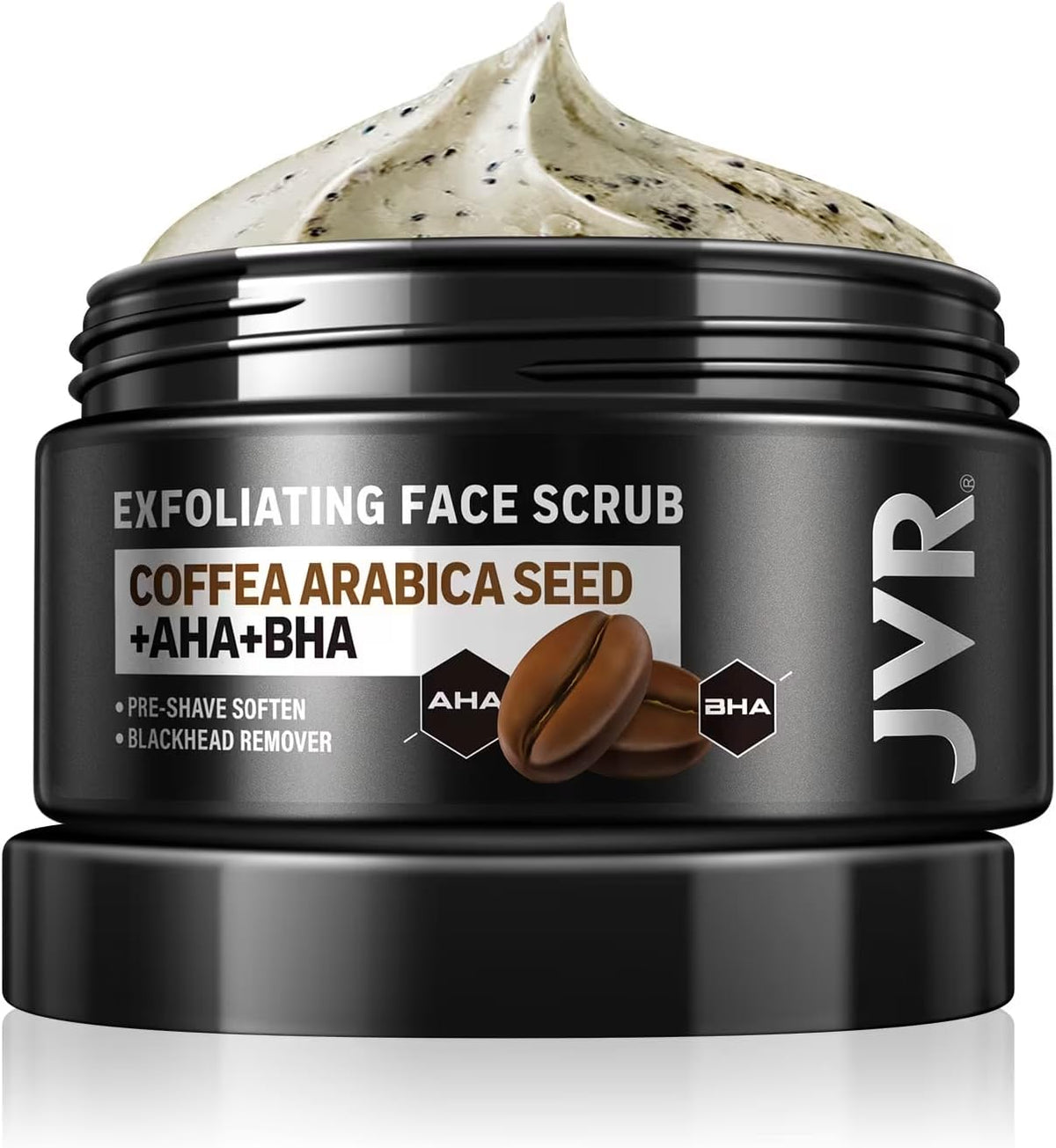 JVR exfoliante cafe rostro - aplicar para limpiar poros y suavizar la piel