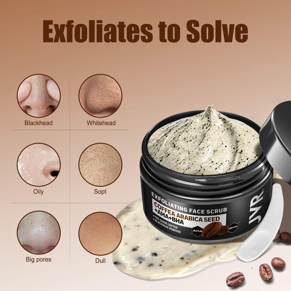 JVR exfoliante cafe rostro suave para piel renovada