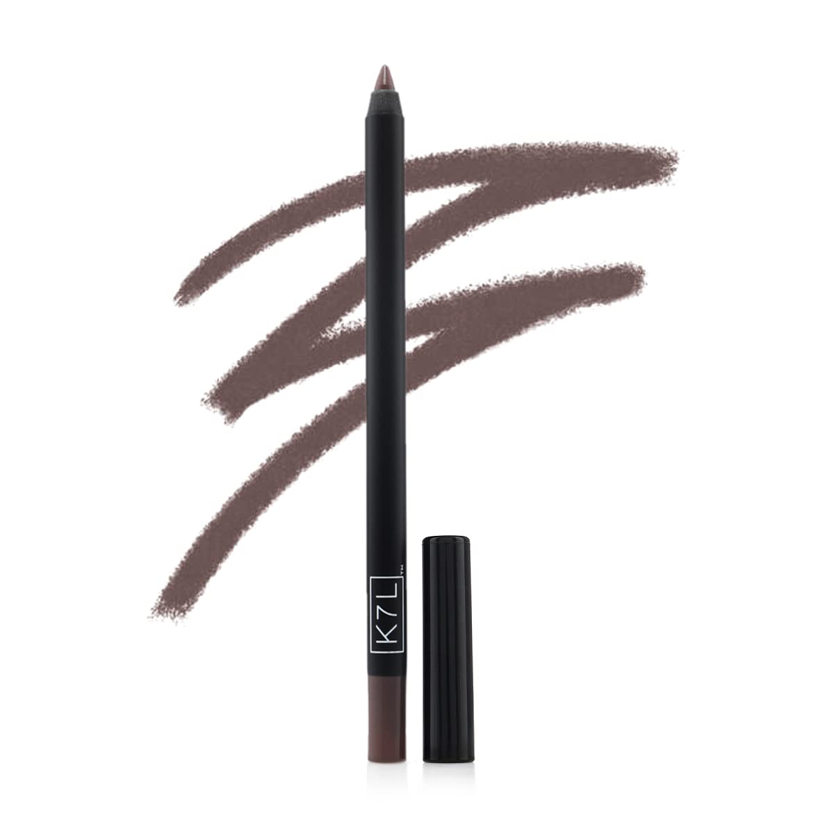 Delineador K7L marrón, muestra de los colores disponibles para distintos looks.