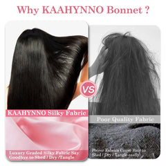 KAAHYNNO charmeuse seda lujo suave reduce frizz y mantiene la humedad