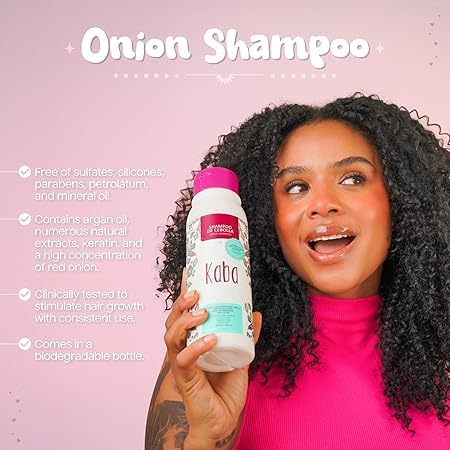 Kaba Champú de Cebolla envase biodegradable facilita un uso sostenible.