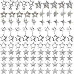 KACHIMOO adornos de uñas estrellas 3D para brillo y estilo.