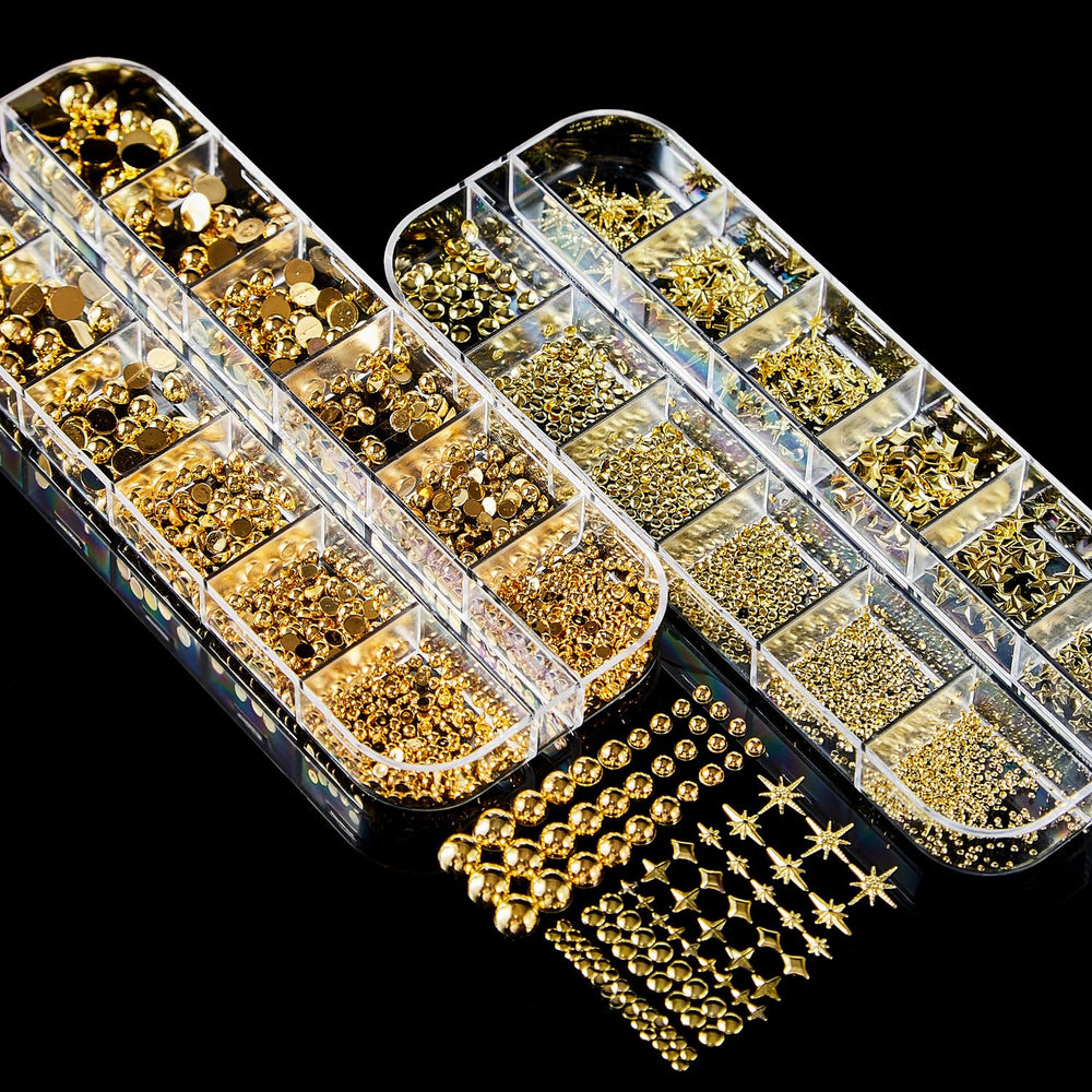 KACHIMOO caja de adorno para uñas, empaque conveniente.