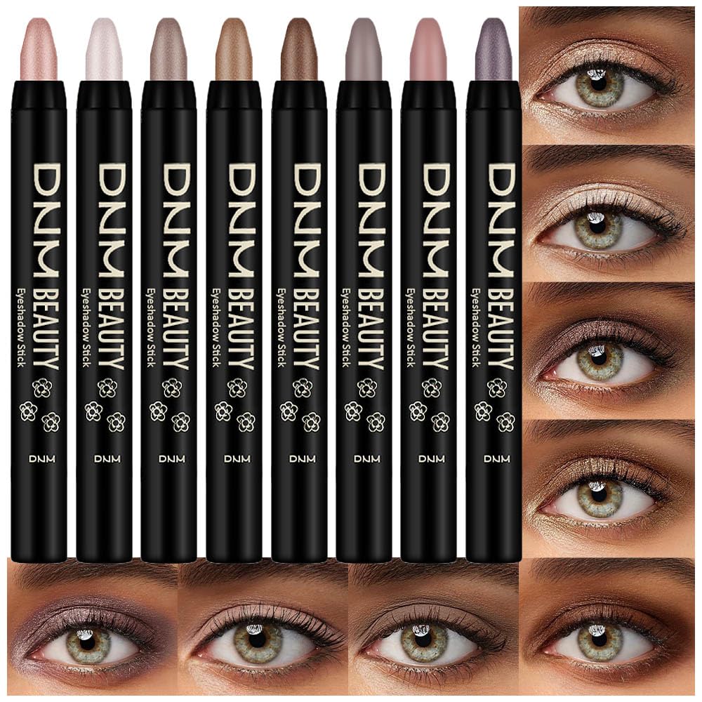 Kaely 8Pcs cream eyeshadow sticks set for fast radiant daytime looks.