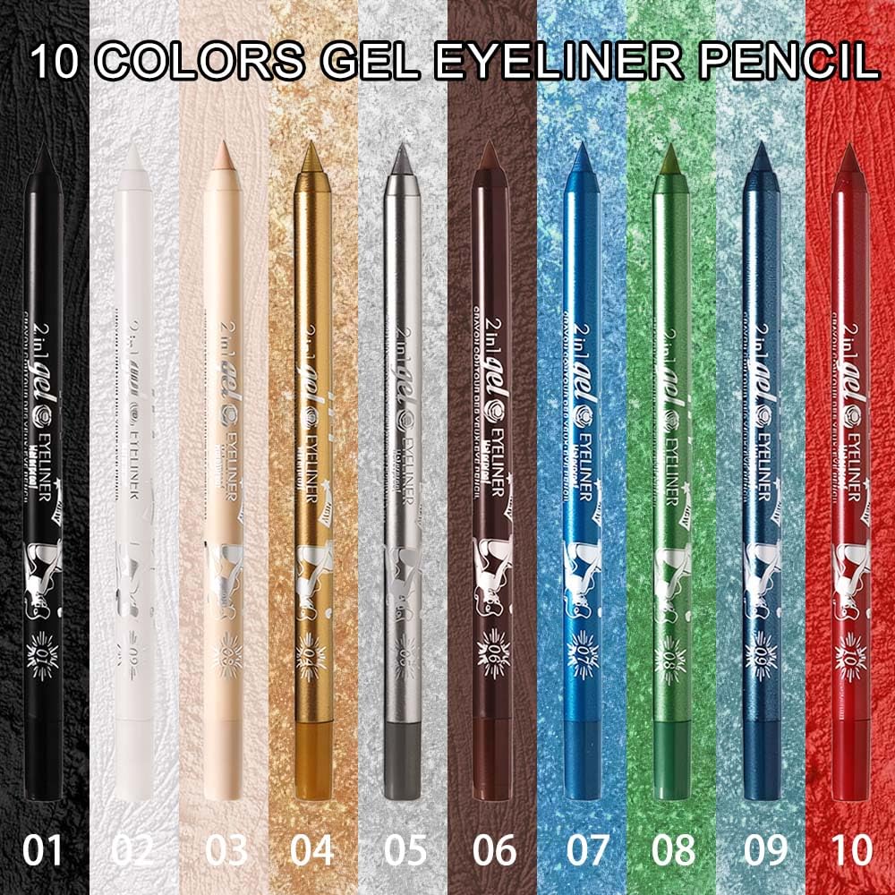Kaely delineador gel marrón oscuro, afilable para trazos precisos y control total.