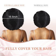 Kafteri bonete seda dormir talla extra grande para todo tipo de cabello.