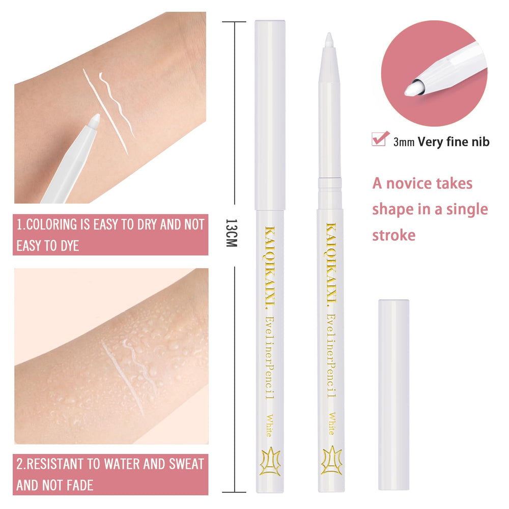 kaiqikaixi delineador blanco para delinear labios con precisión.