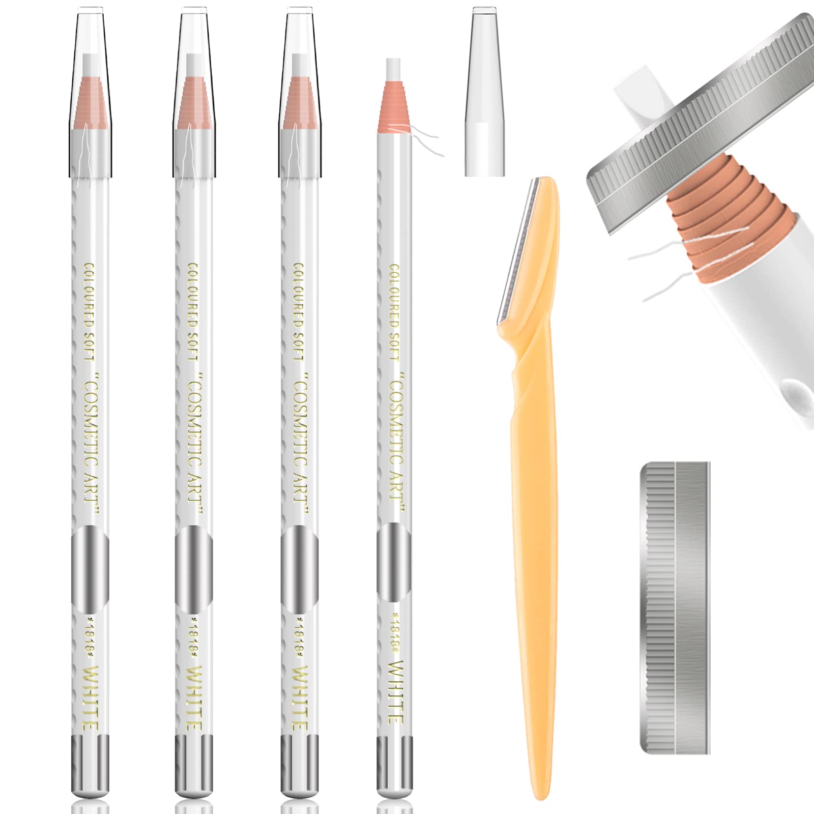 KAIQIKAIXI kit cejas tatuaje microblading: embalaje elegante para regalo.