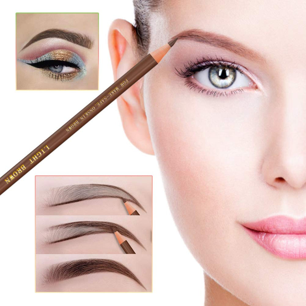 KAIQIKAIXI kit delineado cejas para creación rápida de contorno.