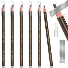 KAIQIKAIXI lapiz cejas marrón oscuro para delineado natural y duradero.