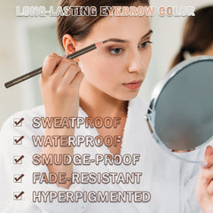 KAIQIKAIXI lapiz cejas traz o preciso para definir la forma.