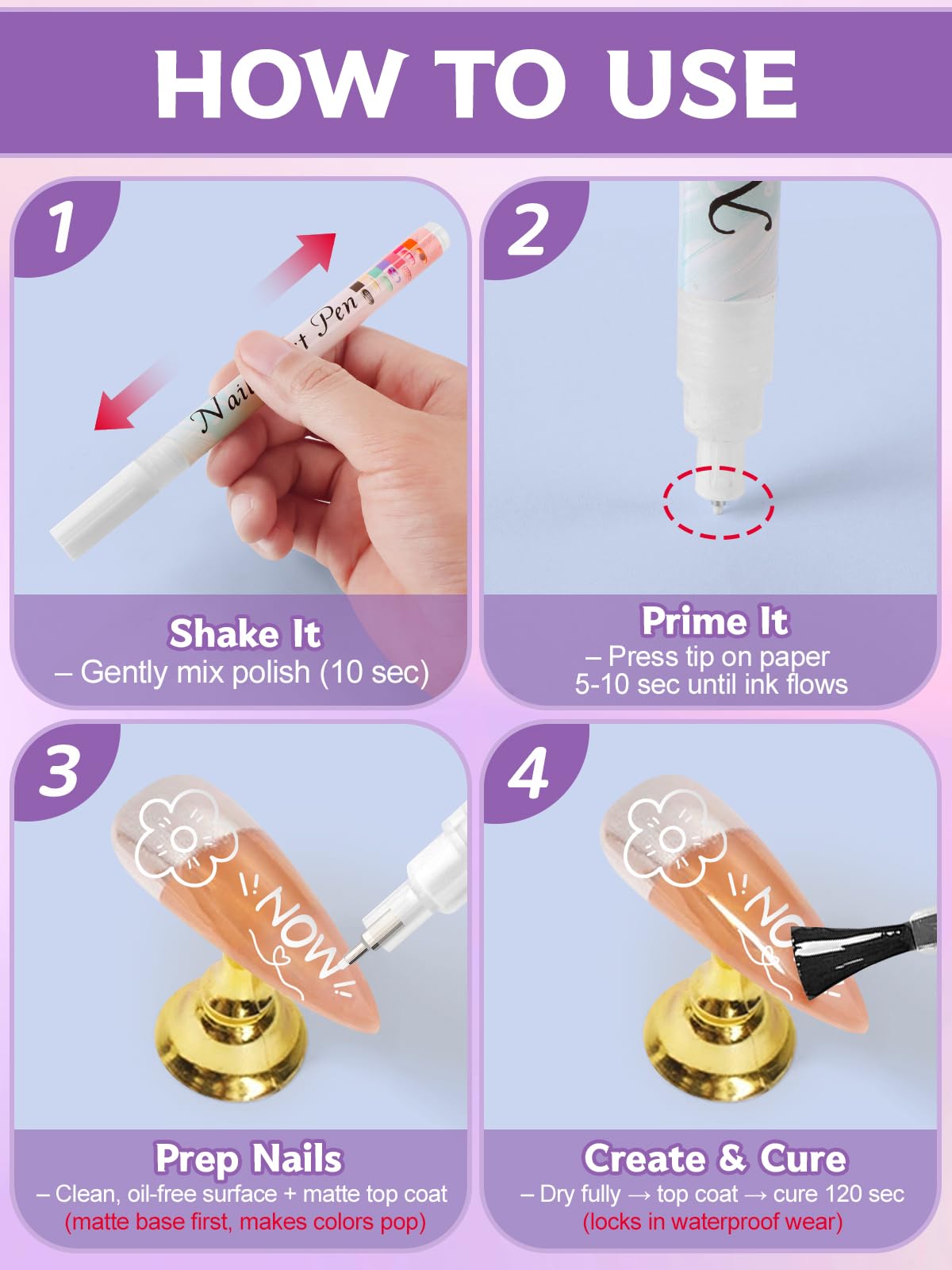 Kalolary retoques y decoraciones rápidas en uñas sin esfuerzo.