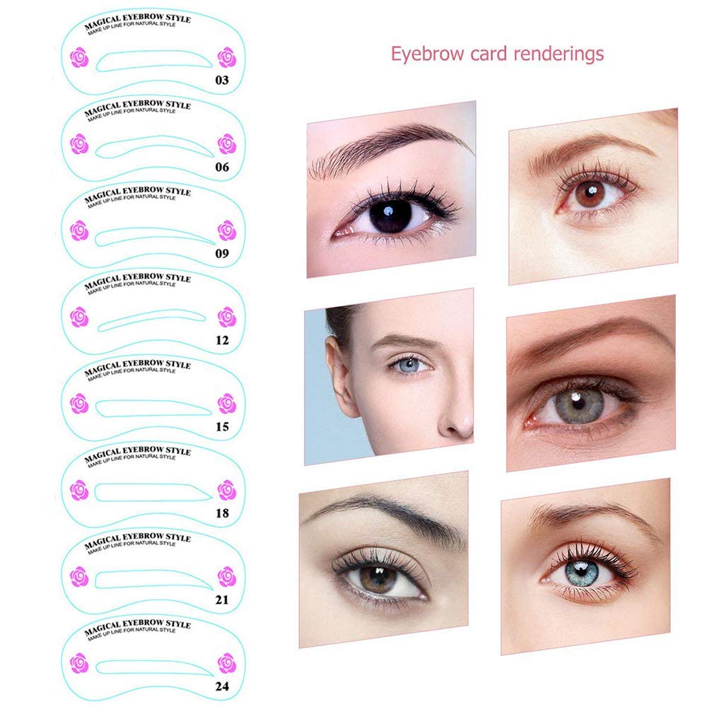 Kalolary plantillas para cejas para uso profesional o privado con resultados consistentes.