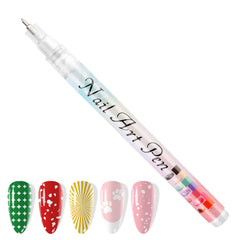 Kalolary pluma para uñas con punta 0,5 mm para detalles nítidos.