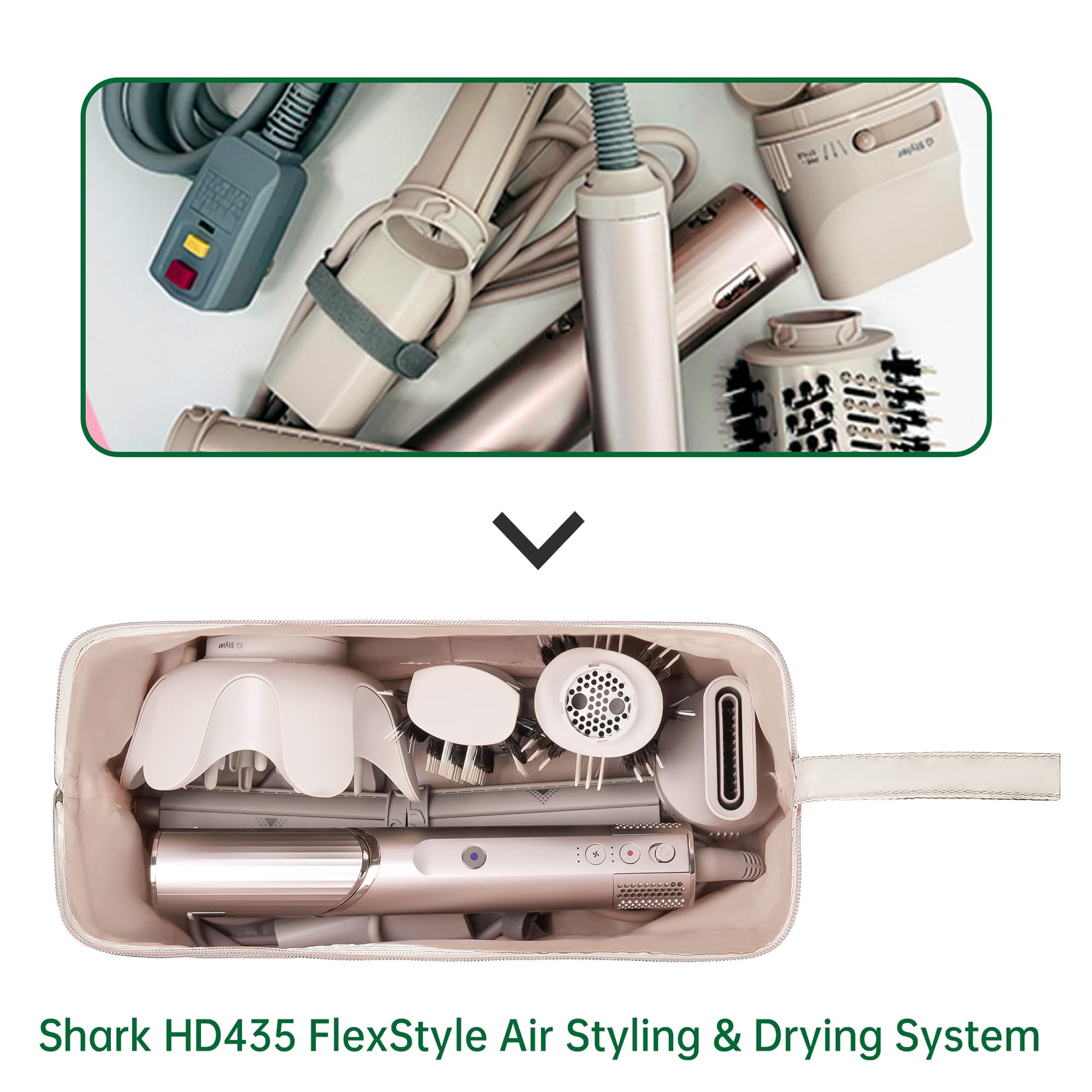 KarSyon Estuche Shark Flex Style portabilidad: lleva a mano o cuelga para ahorrar espacio