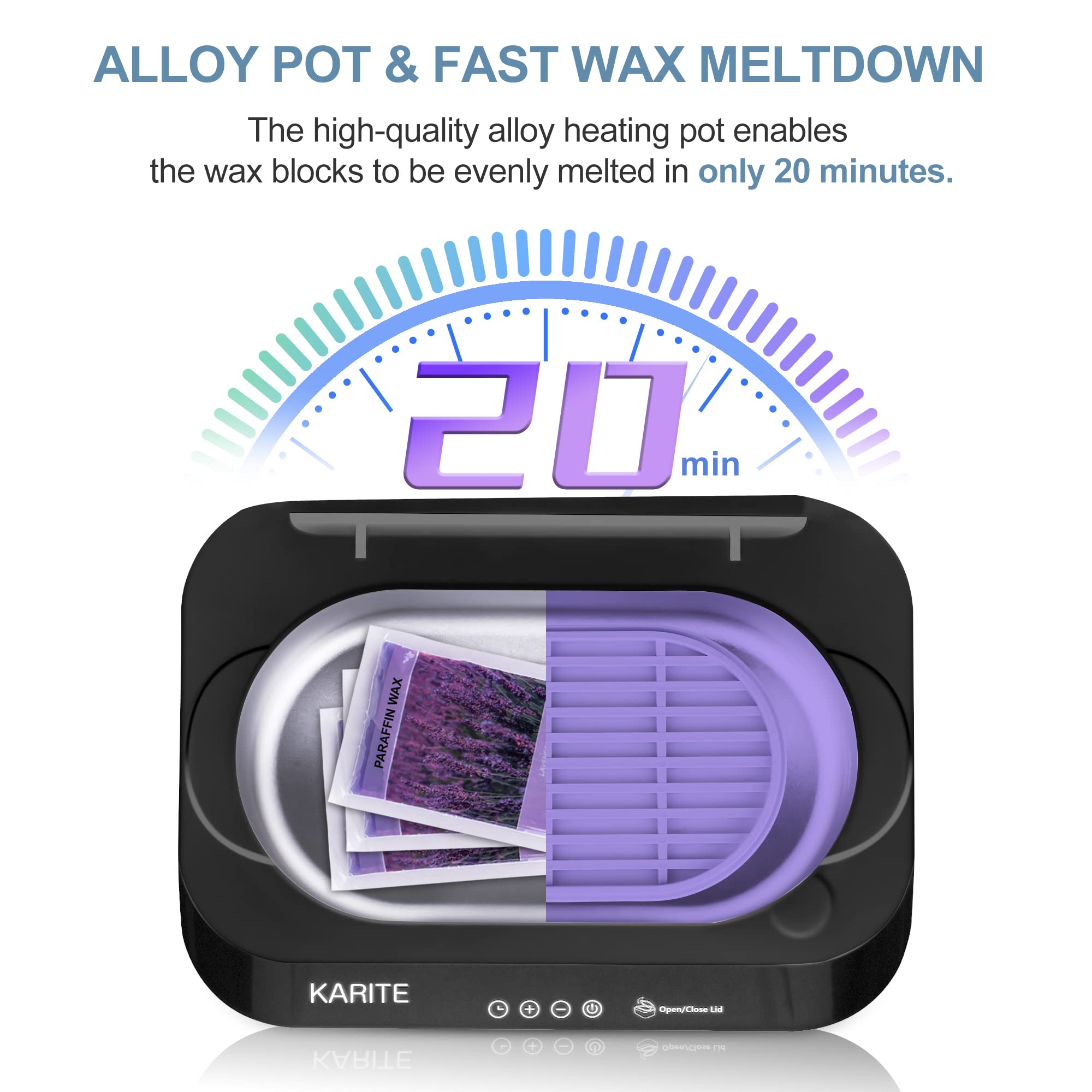 Karite, uso en manos y pies para una sesión de parafina en casa.