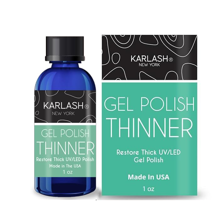 Karlash diluyente de esmalte gel para revitalizar la botella y lograr acabado suave