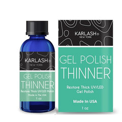Karlash diluyente de esmalte gel para revitalizar la botella y lograr acabado suave