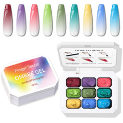 Karroy esponja para aplicación ombre en uñas, facilita degradados precisos en casa.