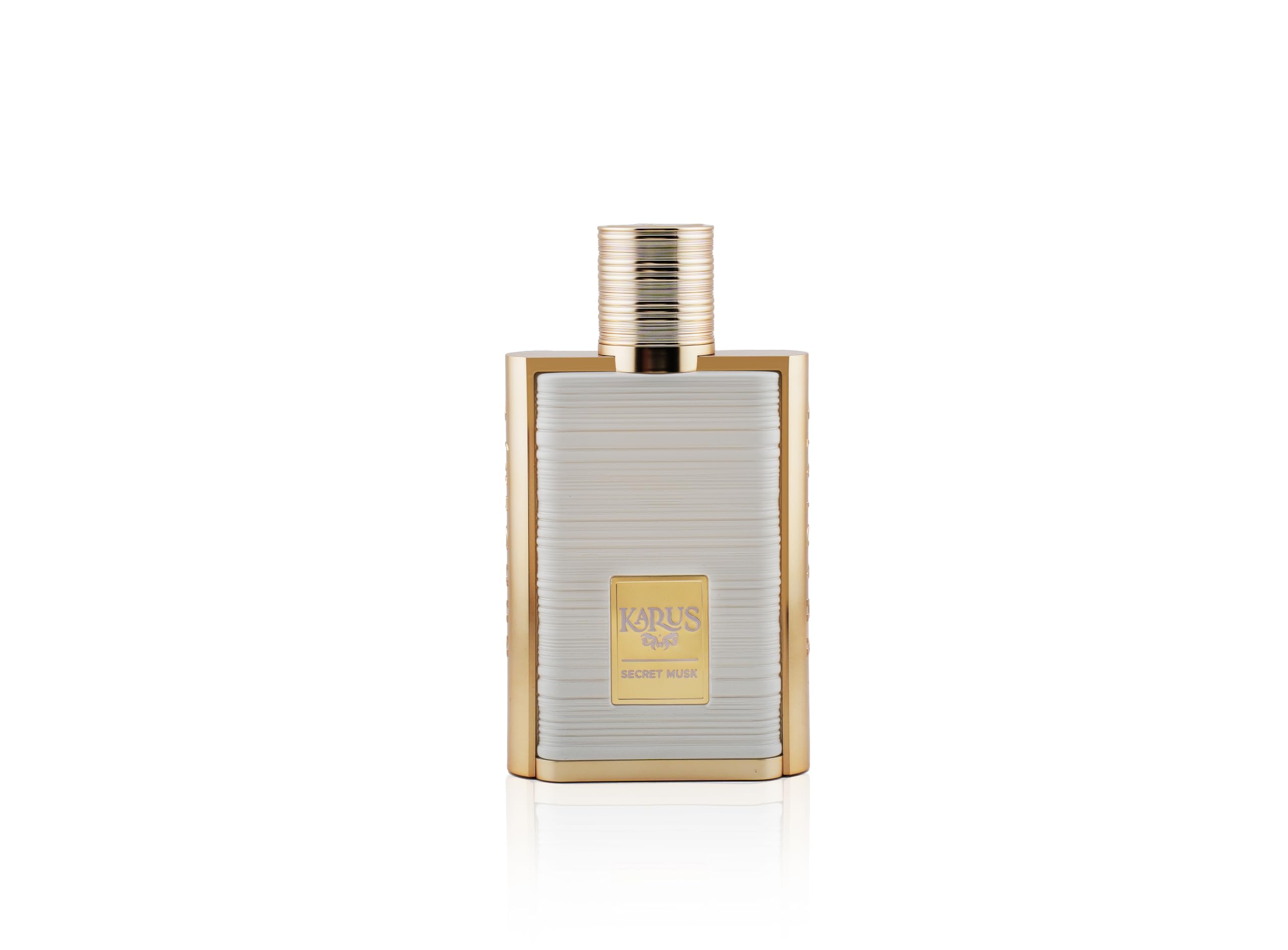 Karus Secret Musk de Khadlaj, nota-aroma destacada, ideal para ocasiones especiales.